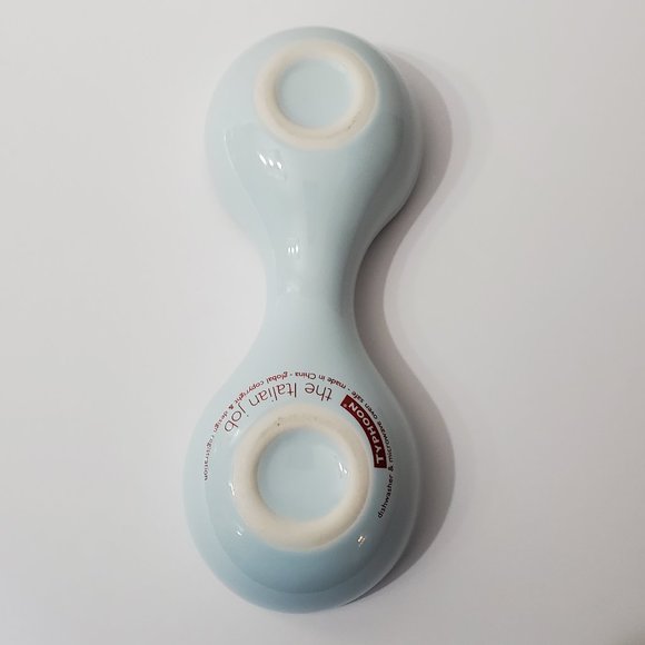 Typhoon The Italian Job Antipasto Antipasti Dish Appetizers Snacks Dual Bowl - Picture 6 of 7